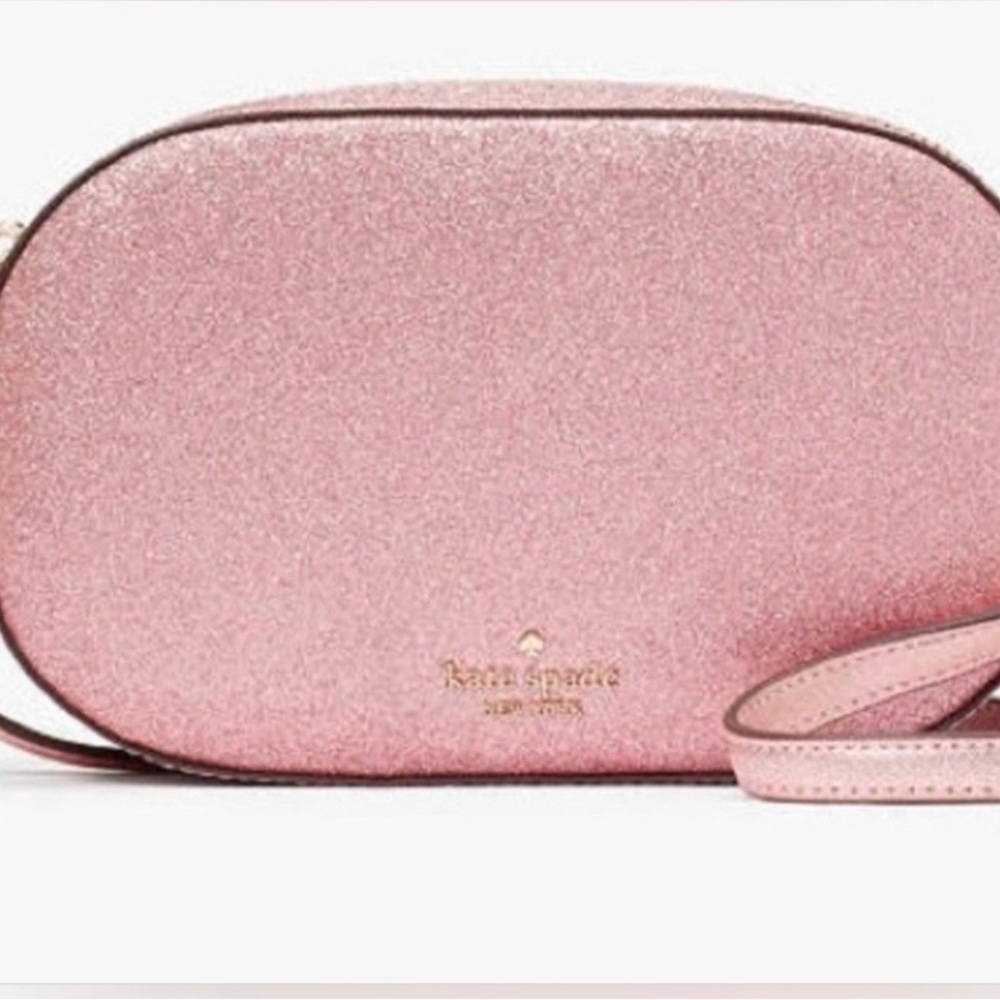 Kate Spade glimmer mitten pink Sparkling Pink Crossbody Bag